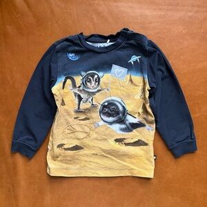 MOLO Cosmic Space Critters Tee, 98cm / 36m